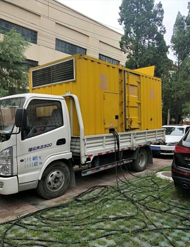 白云发电车出租-柴油发电机组排烟系统设计要求及其考虑因素